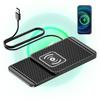 20W Phone Cordless Charging Mat Car Charger Overvoltage Protection Universal Intelligent Fast Wireless Phone Charger