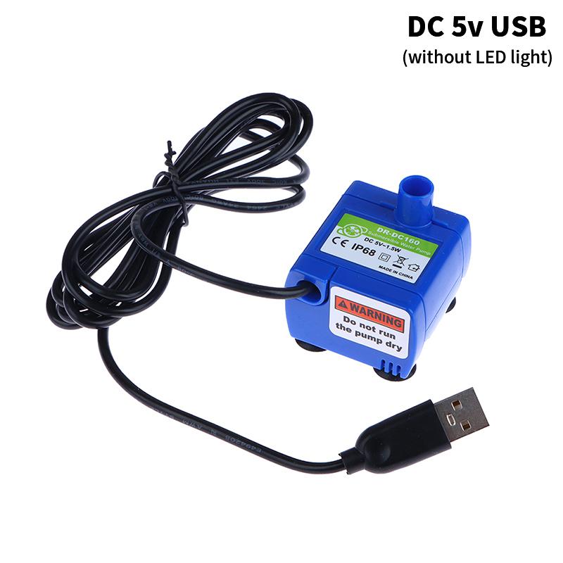 Мини DIY Малошумный Мотор-Насос 5 В Постоянного Тока USB Водяные Насосы Аксессуары DR-DC160 Для Домашних Животных Кошек Питьевая Миска Диспенсер Для Воды Домашнее Животное