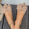 Женская обувь 2025 Весна Новые Туфли-слингбэки на каблуке с бантом-бабочкой Женская обувь Сексуальное платье Тонкий каблук Острый носок Женские туфли на высоком каблуке Женские