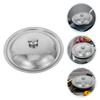 1pcs Stainless Steel Pot Lid Universal For Pans Saucepans Frying Skillets Cookware Replacement Knob Microwave Splatter Cover
