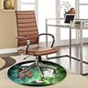 1pc Anime Soccer Player Design Round Carpet - Office Chair Mat, Non-Slip Rug for Home Decor, Seasonal Gift, Suitable for Office, Living Room