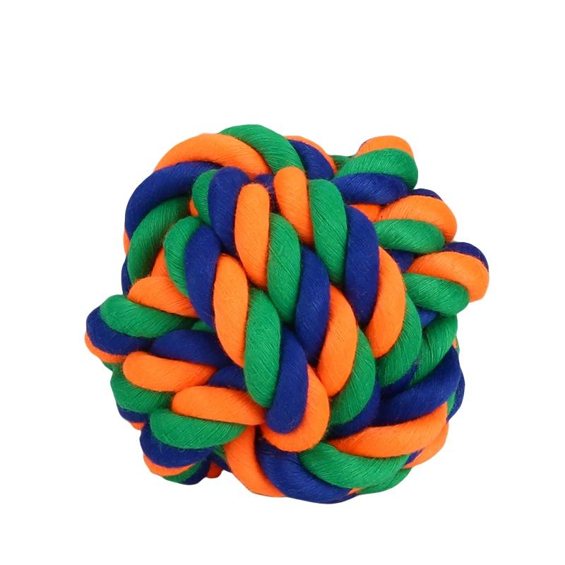 6x Набор игрушек из веревки для собак Прочные и долговечные жевательные игрушки с узлами Мяч для питомца Щенка Медведь Хлопковая игрушка Оптом