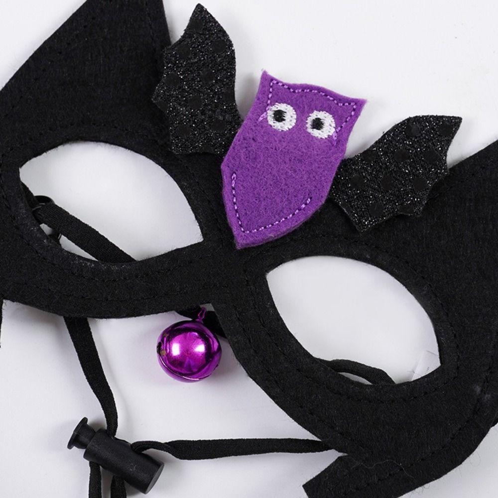 Регулируемый костюм на Хэллоуин для собаки Мультяшная декоративная мантия волшебника для питомца с маской для лица Летучая мышь Собака Мантия волшебника для кошек и собак