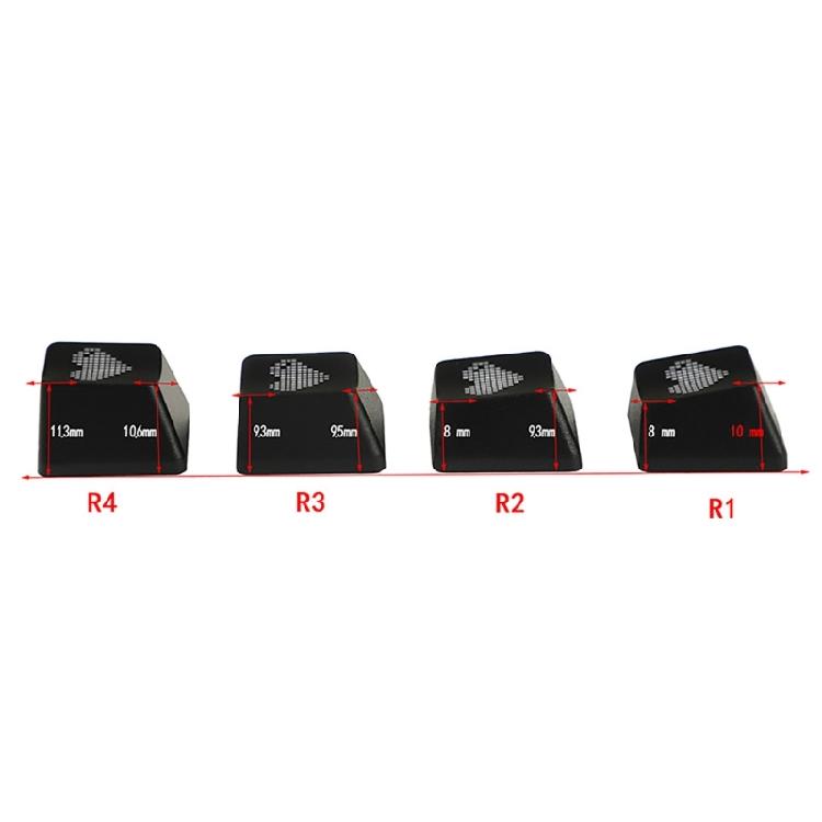 Игровые механические колпачки клавиш OEM-высоты для клавиатур WASD Клавиши направления