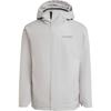 Outdoor Fleece Lined 3-In-1 Sports Rain Jacket Waterproof Windproof Men Jacket Ice-Grey IX5627