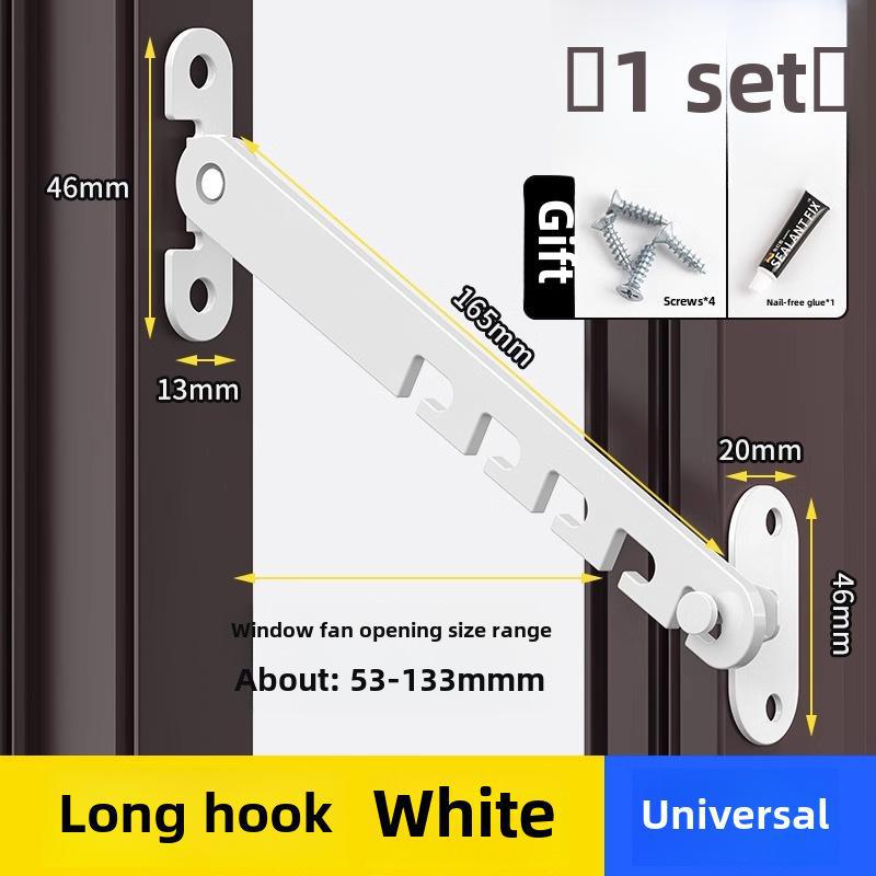 Замок безопасности для детей на окна и двери - ветрозащитный крючок