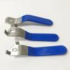Steel Ball Valves Handle Replacement Manual Quarter-Turn Part with Blue Grip for Home Plumbing Repair Service Support