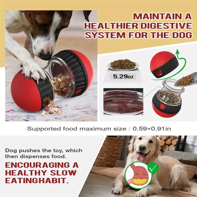 Pet Intelligence Training Toy, Slow Feeder Food Toy For Dog And Cat, Robot Shape Dog Toys, Dog Leaky Food Toys, Interactive Chas