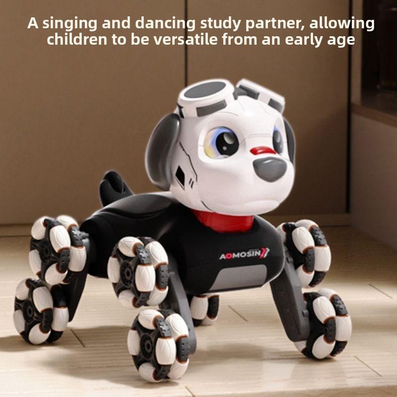 New Intelligent Electronic Remote Control 8-wheeled Robot Dog-stunt Pet Toy, Children's Toy Robot Dog Gives Children Gifts.