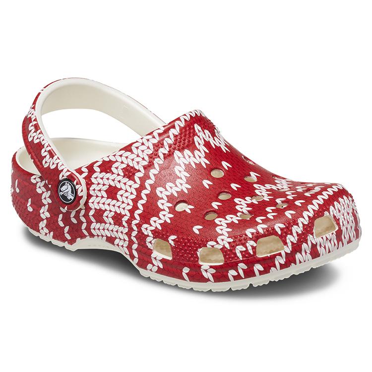 Crocs Классические клоги Праздничный свитер Женский 209237-90H