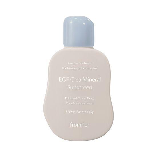 FROMRIER EGF Cica Минеральный солнцезащитный крем 60г