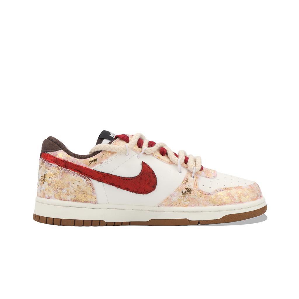 Nike Big Fiery Apollo, Flame Burns Slip Resistant Abrasion Resistant Low top Skateboard Shoes Unisex White Gold 854166-101(Team2099-)