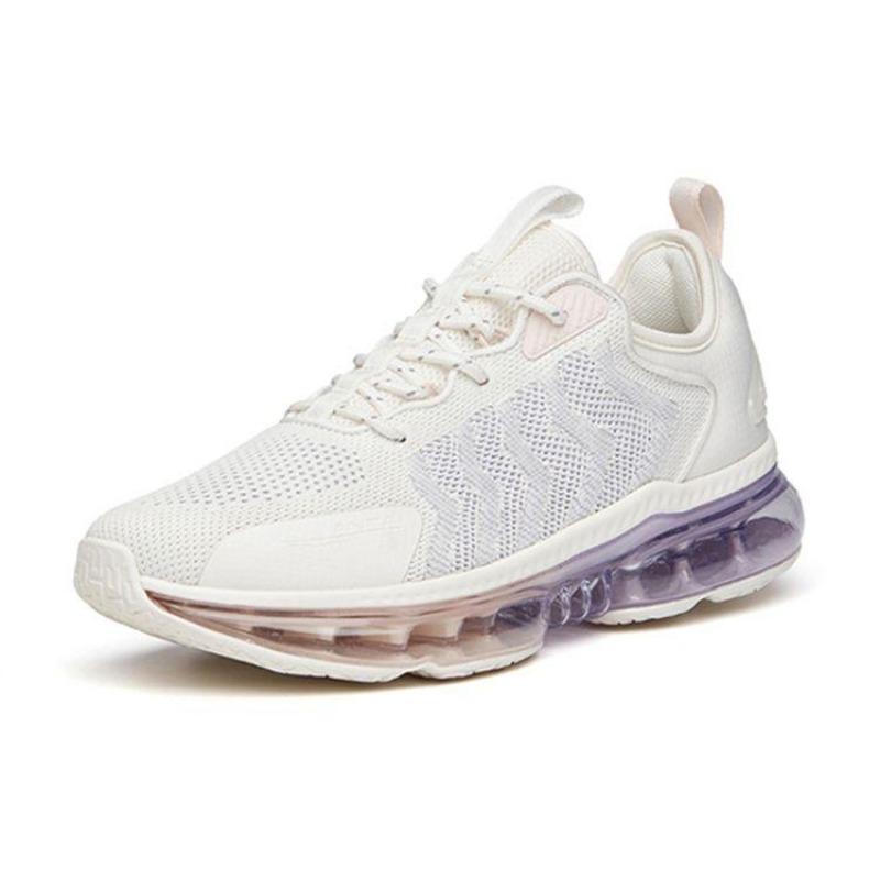 Anta Легкие амортизирующие сетчатые кроссовки женские кроссовки белые фиолетовые 922135505-2