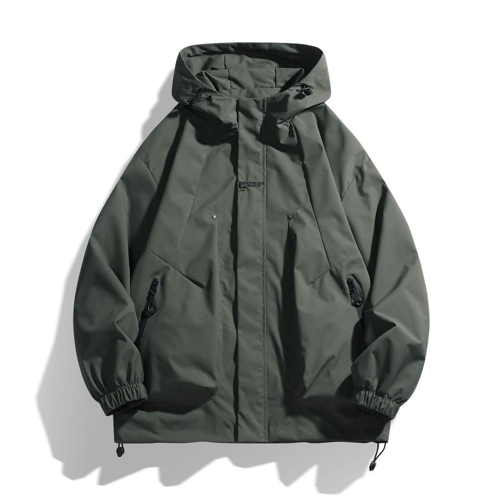 Мужская модная рабочая куртка 2024 года — стильная одежда для альпинизма на весну и осень