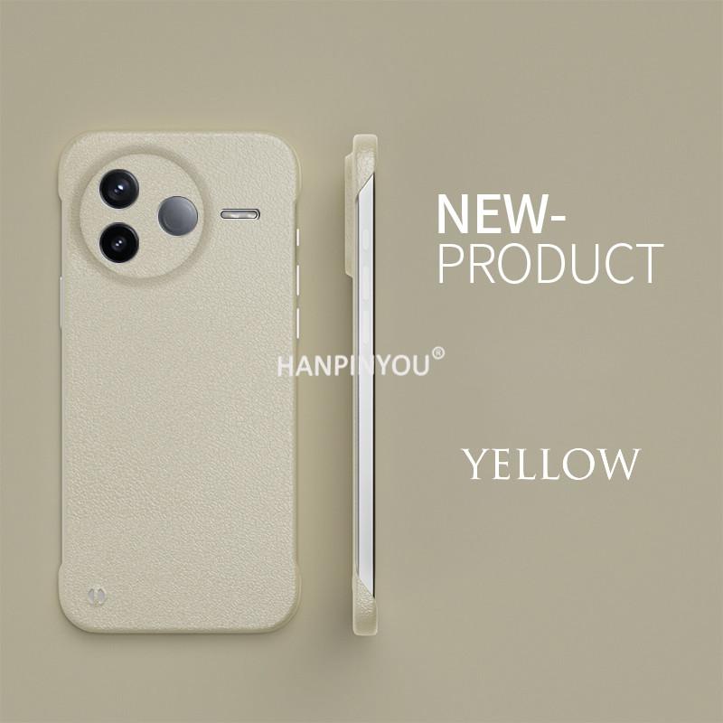 Роскошный чехол из кожи личи для Xiaomi Redmi K80 K70 K60 K50 K40 Pro Ultra Gaming K70E, ультратонкий безрамный матовый жесткий чехол для ПК с защитой от отпечатков пальцев