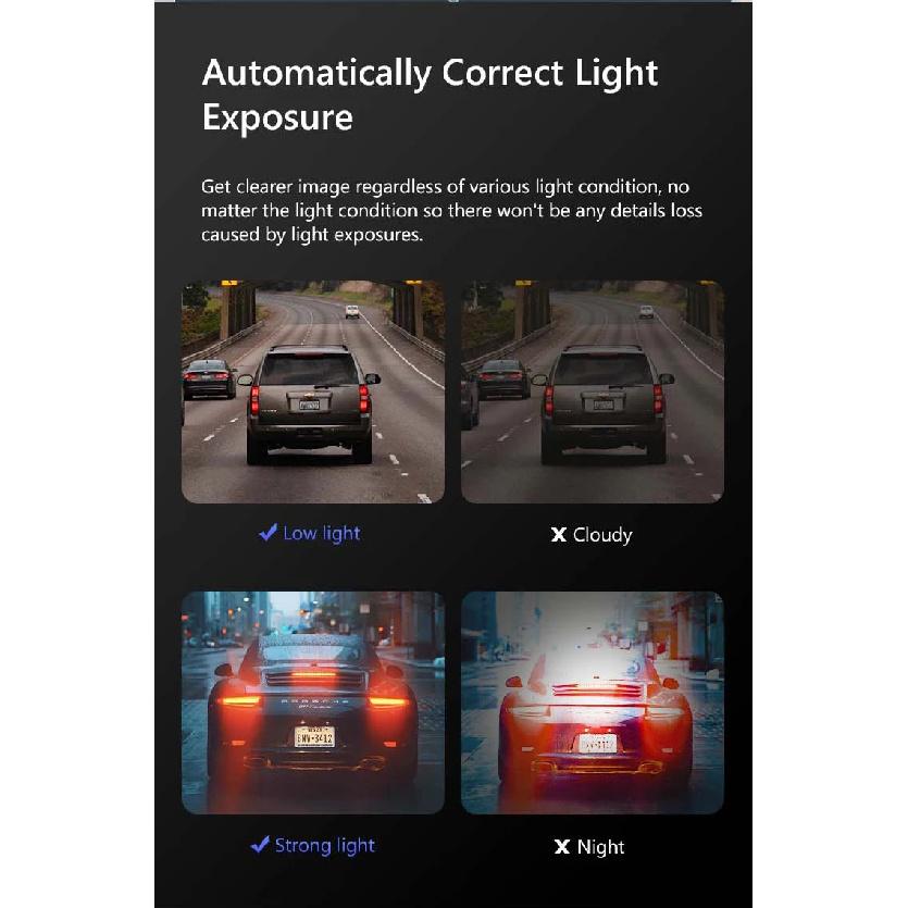 IMOU S400 Dash Cam 4MP Car DVR Video Recorder Night Vision Voice Control Smart Parking Monitor Wifi Car Dashcam Video Recorder