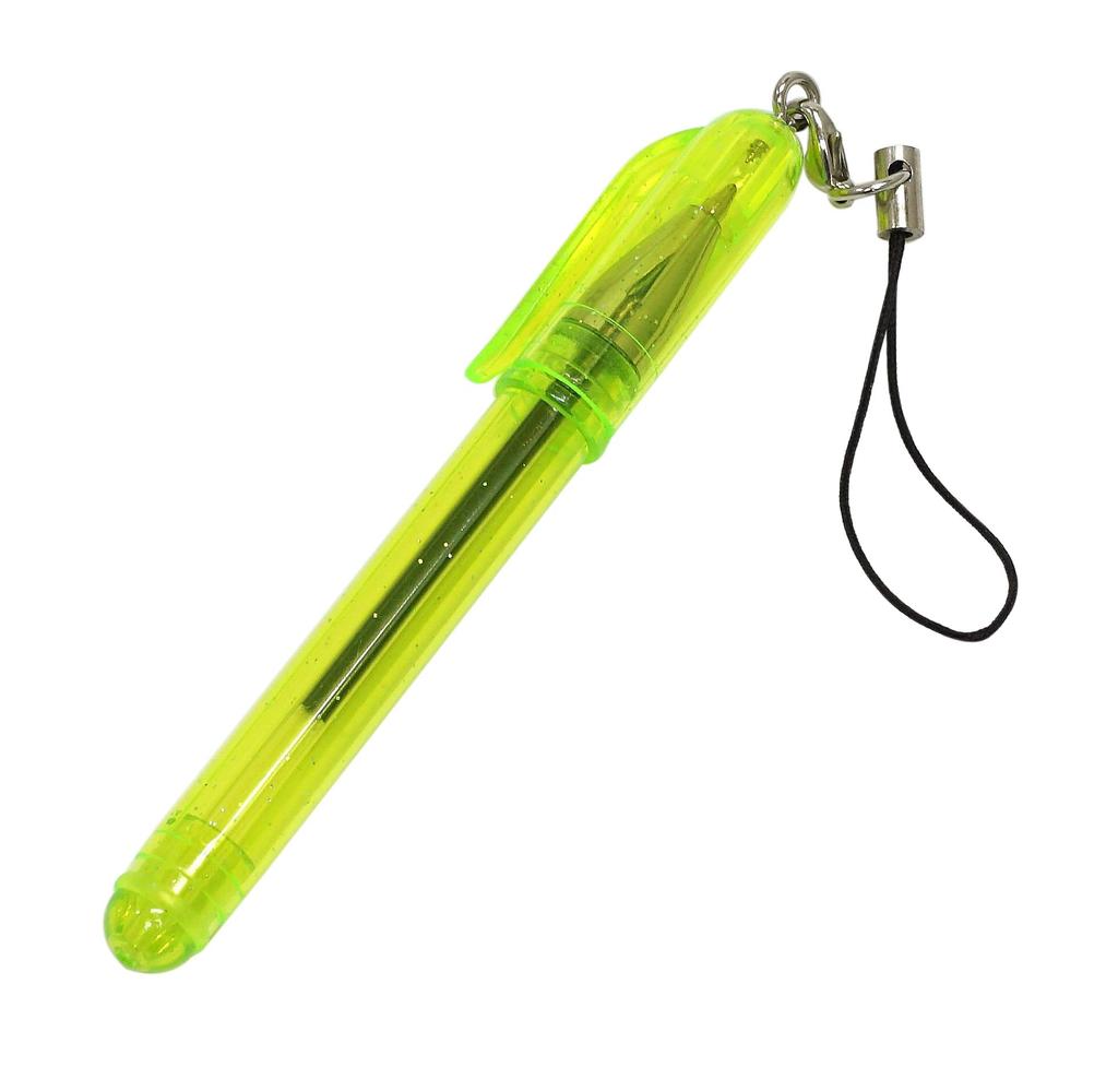 Мини-ручка Takizawa с блестками и кольцом-крабом, 75 шт. в упаковке по 3 шт., в пакете OPP, с коротким шариковым наконечником Noshi 93 мм, с мини-ручкой с полупрозрачным корпусом и колпачком