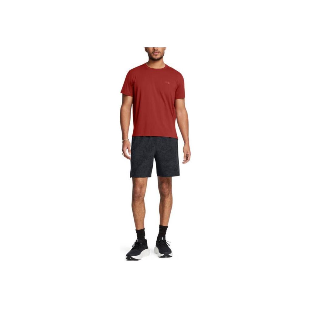 Under Armour Lightweight Soft Woven Comfortable Lace-Up Three-Quarter Casual Shorts Men Shorts Black 1378869-004