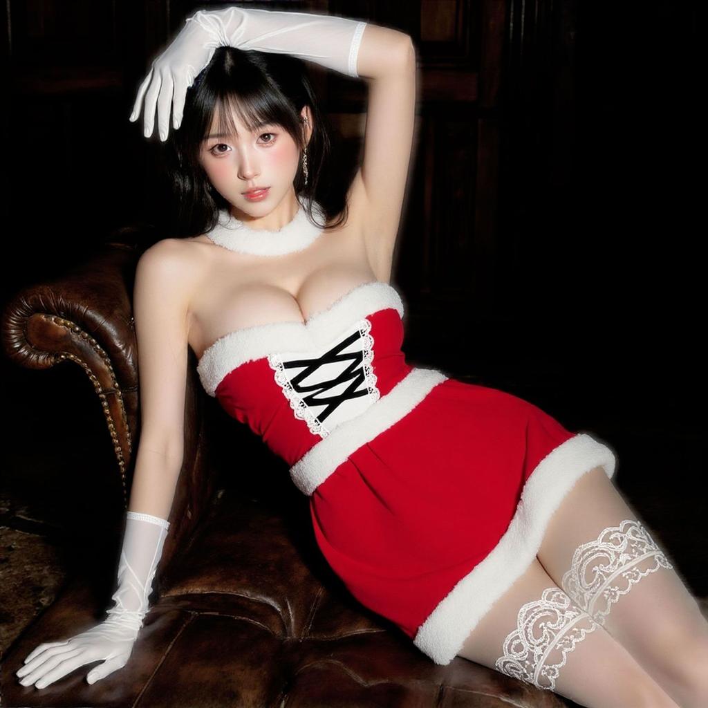 Новое сексуальное нижнее белье Рождественский наряд милый плюшевый сексуальный стройнящий