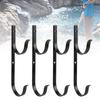 4 Sets Pool Pole Hanger Professional Aluminium Alloy Pool Holder Hook for Poles Brushes Vacuum Hoses Garden Tools