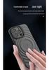Wave Pattern iPhone 17 Pro Max Case with Magnetic Lens Holder, Apple 16/15 Compatible, Drop-Proof, Cross-Border Design