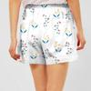 Women's Casual Summer Elastic Beach Shorts Print Casual Shorts
