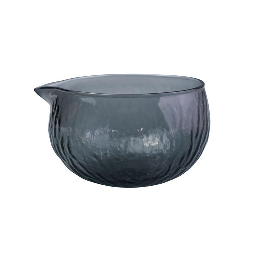 Japanese Style Glass Hammered Matcha Tea Set Glass with Spout Glass Tea Bowl