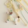 Polyester Braided Rope Bag Pendant Fabric Animal Couple Keyring  Girls Couple Girlfriends