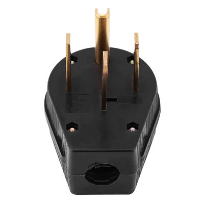 1 шт. 50A 125250V Прямой угловой четырехконтактный штекер США NEMA 1450P