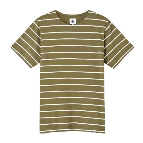 Pretty Green Mens Striped Regular T-Shirt