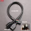 JCD 30/50 см Материнская плата 9-контактный в USB 2.0 Две удлинительные линии Основная плата Разъем «Папа»/«Мама» на Двойной USB 2.0 Разъем «Мама» Адаптерный кабель