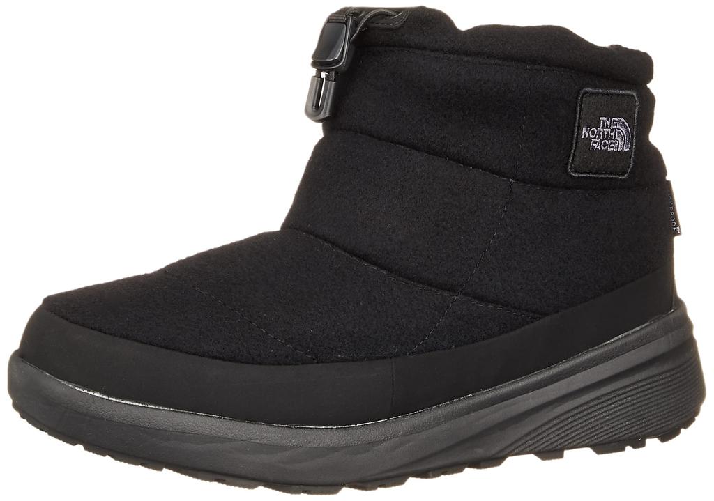North W Nuptse Bootie WP Logo Short Nuptse Bootie Waterproof Logo Short Ladies NFW52280 TNF Black Cm [The Face] Women's Black/TNF 22.0