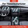 ТПУ Для TOYOTA FORTUNER 2025 Прозрачная Защитная Пленка Чехол Панели Навигации Центрального Управления Салона Автомобиля Аксессуары