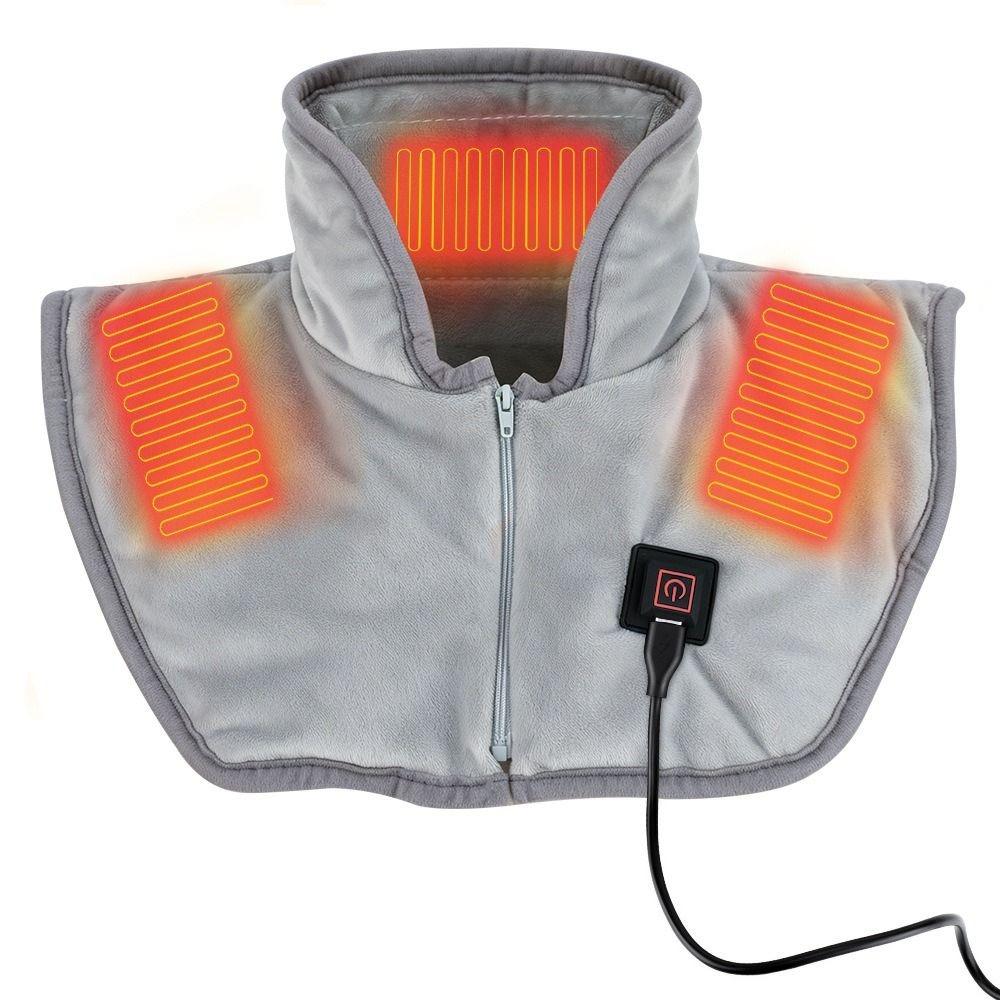 Soft Hot Compress Electric Neck Warmer Smart NTC Control Heating Shawl Neck Care