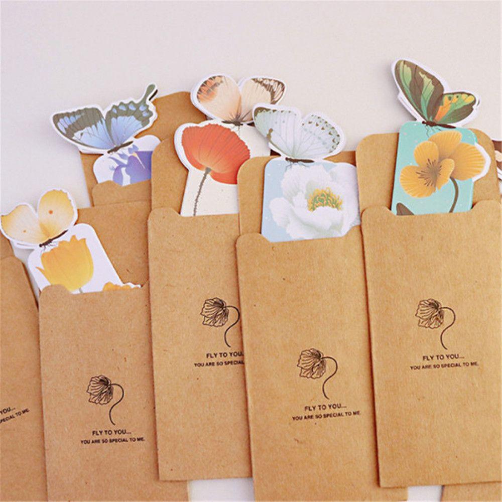 School Supplies Student Cute 3D Butterfly Bookmarks Stationery Paper Bookmark Bookmark