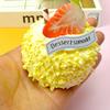 1/4 шт. Имитация фигурки торта Реалистичная модель шоколадного торта Мини клубничный Декор для дома, кухни, рабочего стола Украшение Фото