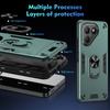 For TECNO Pova 7 4G Case PC+TPU Drop Defend Phone Cover with Ring Kickstand