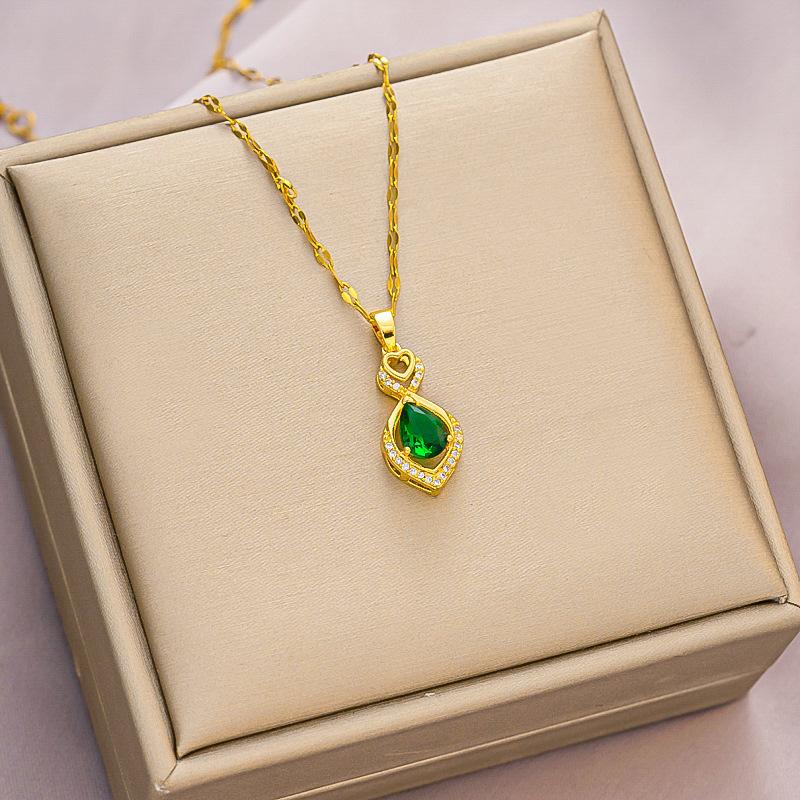 Love Water Drop Necklace Pendant