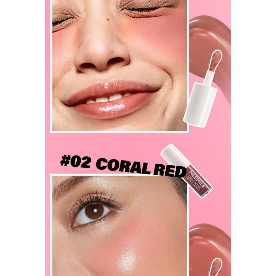 MLSMILE 6-цветные жидкие румяна, осветляющие и подчеркивающие румяна для лица, контурирующие тени для век, кремовые румяна