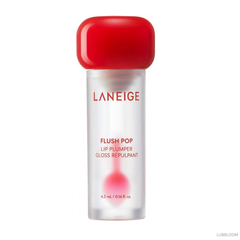 LANEIGE Надувающий блеск для губ Flush Pop 4,2 мл (Новый выпуск, март 2026 г.) (+Бесплатный подарок)