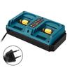 Для Makita 18V Зарядное устройство с двумя портами Штекер EU/US/UK/AU Литий-ионный аккумулятор Двухпортовое зарядное устройство Электроинструменты Быстрое зарядное устройство Для Makita BL1815