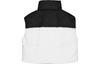 Women's New Balance Down Vests Women's Black White Stand Collar Moderate Straight Fit