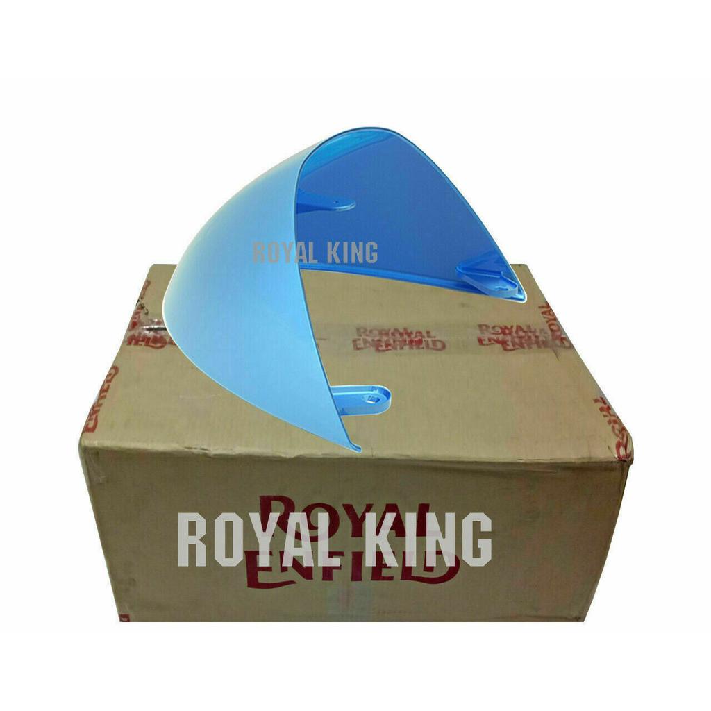 Royal Enfield Touring Premium Rider Seat With Blue Cowl For Interceptor 650