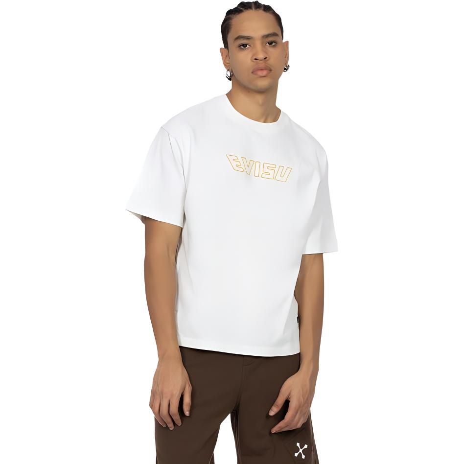 EVISU T-Shirts Men's Crew Neck Moderate Straight Fit 2ESHTM4TS7096RXCT