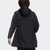 (WMNS) adidas Cny Jkt Теплая Спортивная Шнуровка Тканая с Флисовой Подкладкой Куртка с Капюшоном Черная Женская GP0625