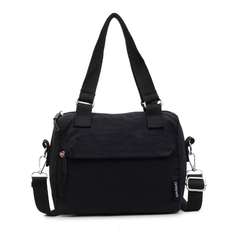 Simple Hand Carry Small Bag Women 2025 New Fashion Canvas Small Square Bag Casual Versatile Shoulder Messenger Bag
