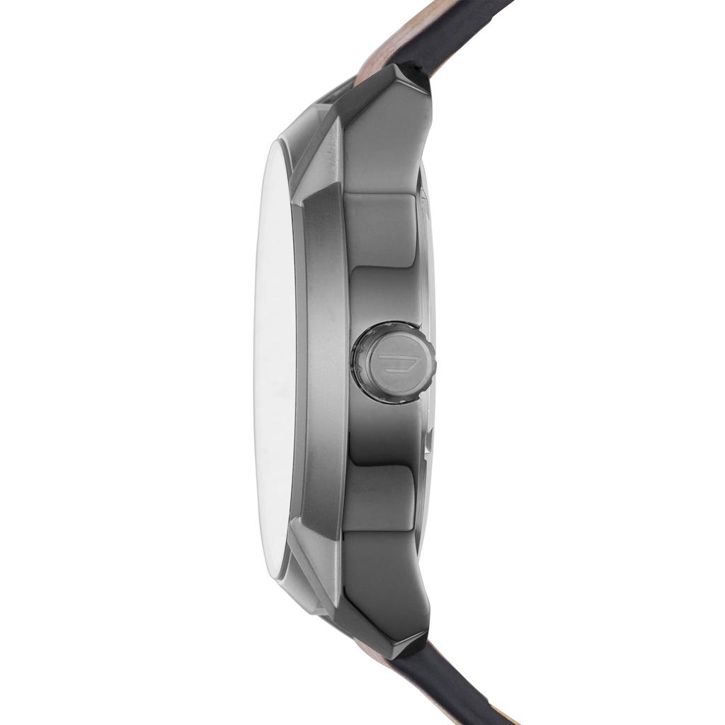 Дизель Армбар Кварцевые Кожа Коричневый Мужские Часы с Тремя Стрелками, (Модель DZ1784)