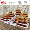 8019 World Architecture Ancient Epang Palace 3D Model DIY Mini Diamond Blocks Bricks Building Toy for Children No Box