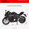 1:12 QJMOTOR 600RS Simulation Alloy QJ Motorcycle Model Exquisite Ornament Sound and Light Model Boy Toy Car Gift