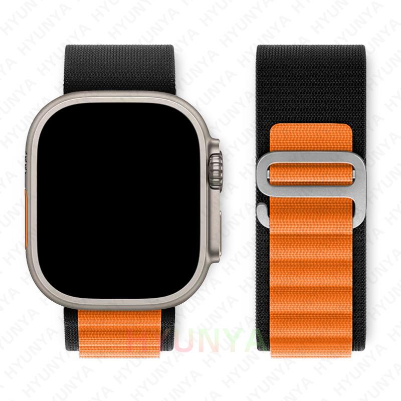 Альпийский ремешок для Apple Watch Band Series 10 9 8 7 SE Ultra 2 41мм 42мм 45мм 46мм 49мм 40мм 44мм IWatch Correa Ремешок Браслет